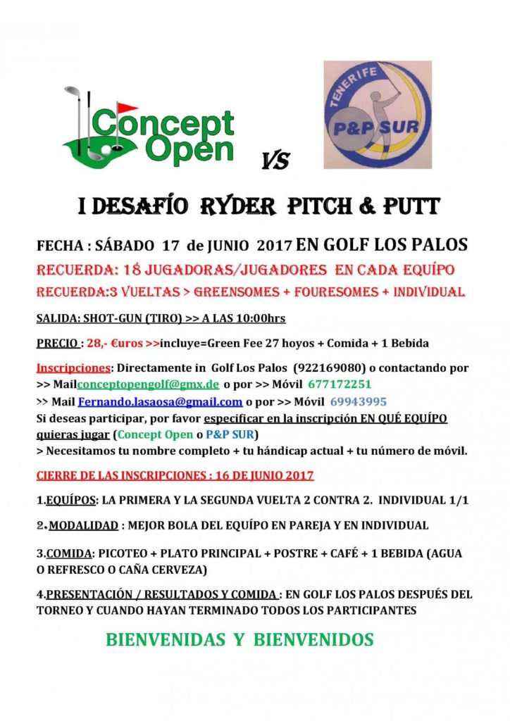 LOS PALOS - I RYDER CONCEPT OPEN VS. PP SUR 17 DE JUNIO 2017-Esp.